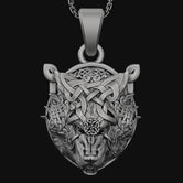 Viking Necklace, Fenrir Necklace, Wolf Pendant, Nordic Necklace, Pagan Necklace, Norse Jewelry, Wolf Amulet, Viking Pendant, Mythology