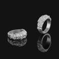 Load image into Gallery viewer, Gothic Ring, Engagement Band, Skull Wedding Ring, Skull Band, Gothic Jewelry, Punk Ring, Skull Engagement, Skull Ring Men, Skull Ring Women
