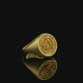 Masonic Ring, Freemason Ring, Masonic Jewelry, Master Mason Ring, Freemason, Skull Ring, Mason Ring, Masonic Rings, Masonic Signet Ring