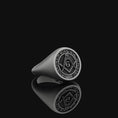 Bild in Galerie-Betrachter laden, Masonic Ring, Freemason Ring, Masonic Jewelry, Master Mason Ring, Freemason, Skull Ring, Mason Ring, Masonic Rings, Masonic Signet Ring
