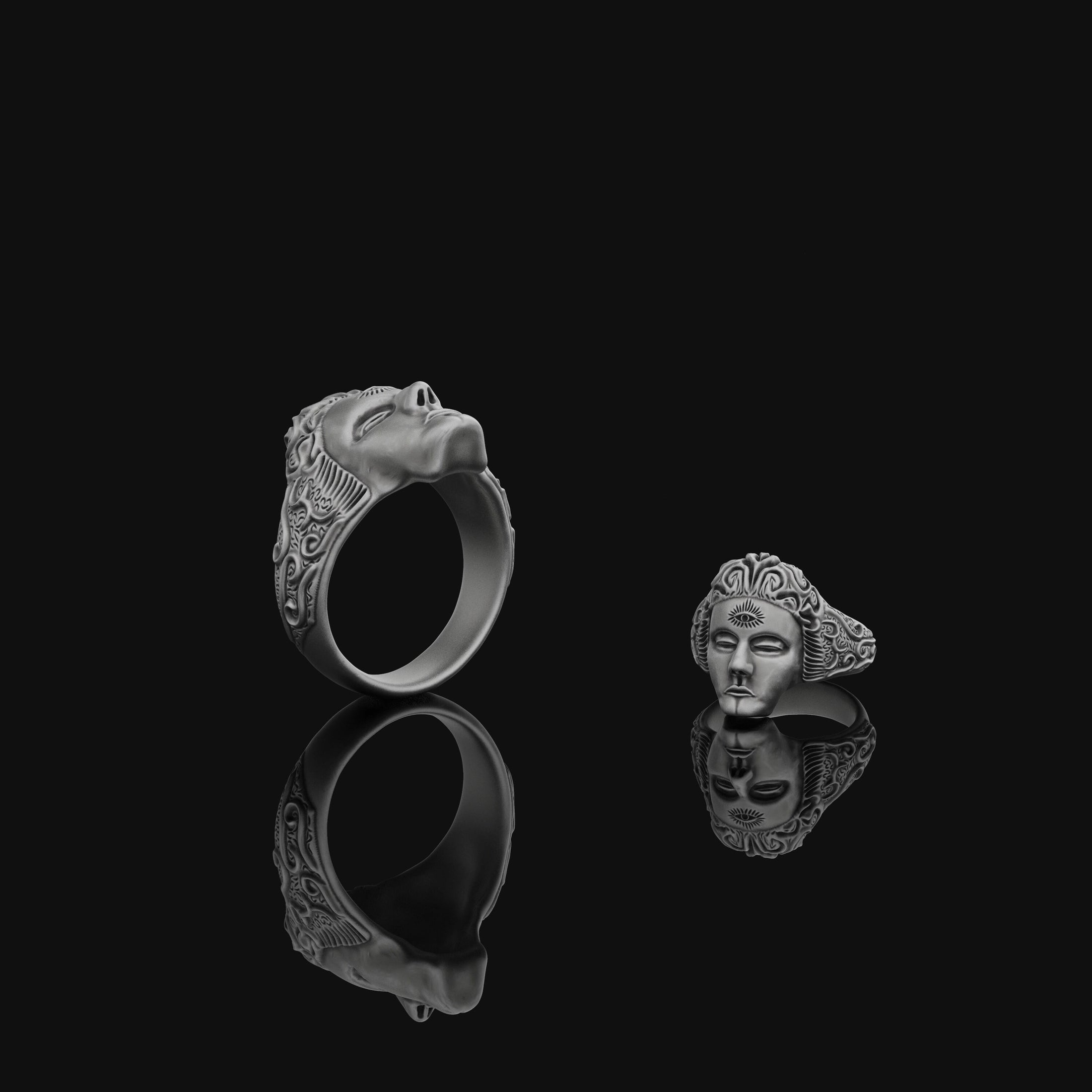 Third Eye Ring, Evil Eye Ring, Evil Eye Jewelry, Illuminati Ring, Masonic Ring, Freemason Ring, All Seeing Eye Ring, Masonic
