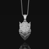 Nature-Inspired 3D Wild Boar Head Necklace - Intricate Animal Pendant, Unique Crafted Charm, Bold Statement Jewelry