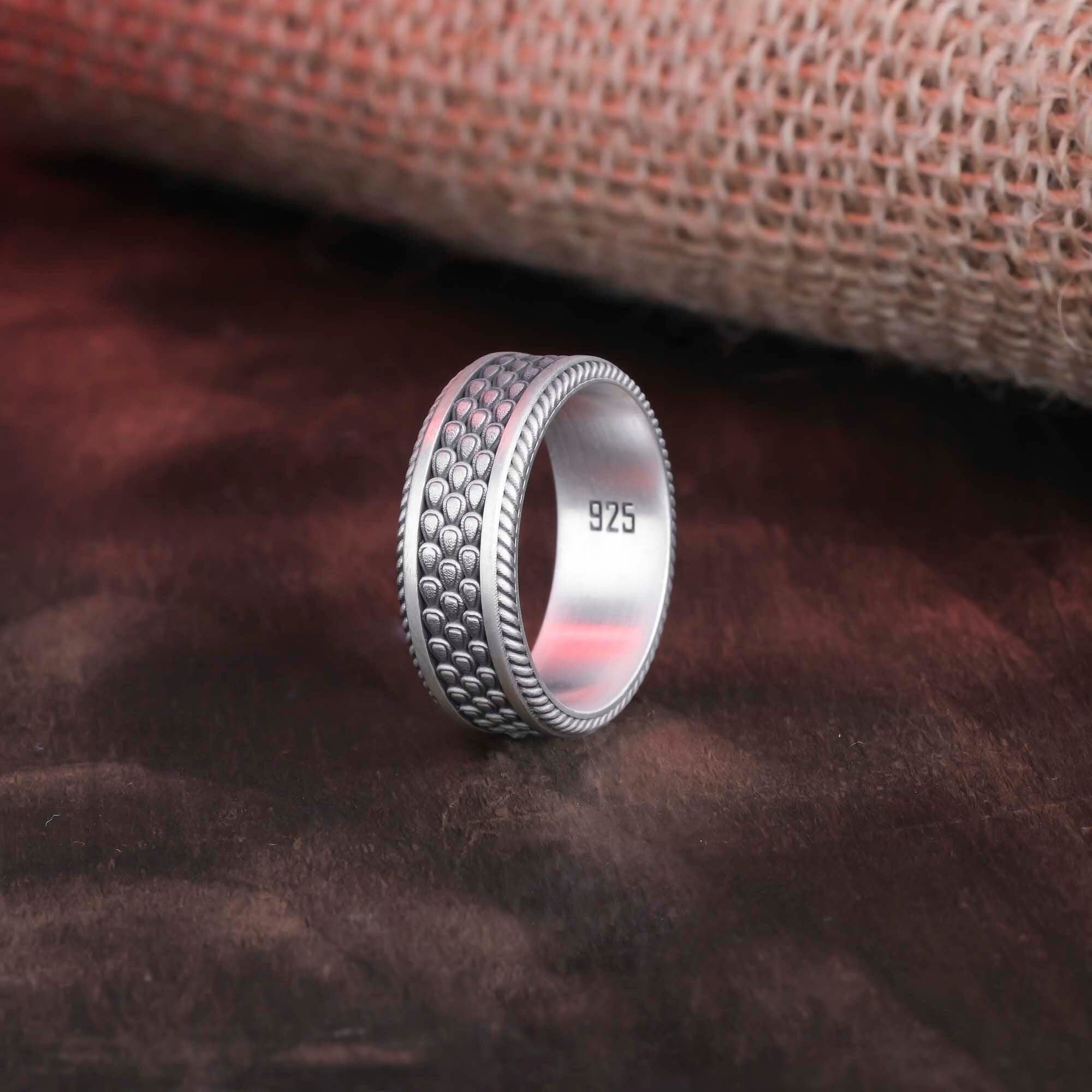 Fish Scales Band Ring