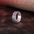 Load image into Gallery viewer, Targaryen Ring, Dragon House Band, Fire and Blood Jewelry, Dragon Scale Band, Epic Saga Accessory, House Of The Dragon
