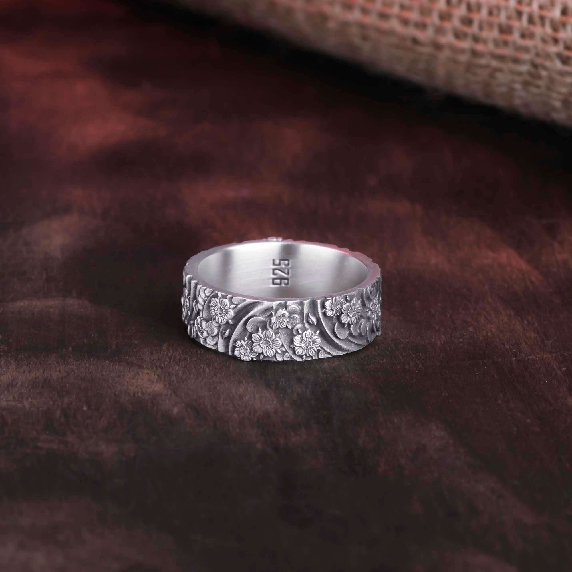 Spring Blossoms Band Ring