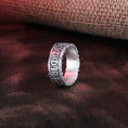 Load image into Gallery viewer, Targaryen Ring, Dragon House Band, Fire and Blood Jewelry, Dragon Scale Band, Epic Saga Accessory, House Of The Dragon
