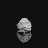 Skull Mandala Ring, Buddism Mehndi, Spiritual Jewelry, Zen Accessory, Enlightenment Ring, Karma Ring, Nirvana Accessory, Mystical Jewelry