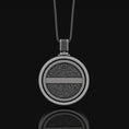 Bild in Galerie-Betrachter laden, Lion of Judah, Kingdom of Judah, Jerusalem Emblem, Christian Necklace, Christian Symbol, Medallion, Rotating Pendant, Personalized Gift
