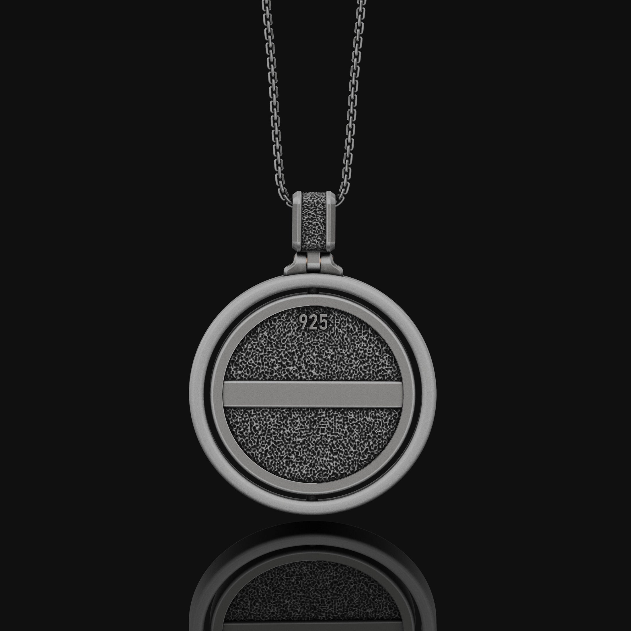 Lion of Judah, Kingdom of Judah, Jerusalem Emblem, Christian Necklace, Christian Symbol, Medallion, Rotating Pendant, Personalized Gift
