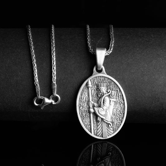 Achaemenid Necklace, Soldier pendant, Personalized Jewelry, Gift for him, Ancient Empire, Persian charm, Historical Gift