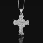 St Archangel Michael Pendant Satan, Michael Defeating Satan, Religious Jewelry, Christian Necklace, Guardian Angel Gift