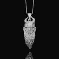 Load image into Gallery viewer, Mimir Head Pendant, Norse Mythology, Well of Wisdom, Viking Necklace, God of Knowledge, Aesir Deity, Norse Jewelry, Seer Symbol
