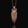 Load image into Gallery viewer, Mimir Head Pendant, Norse Mythology, Well of Wisdom, Viking Necklace, God of Knowledge, Aesir Deity, Norse Jewelry, Seer Symbol
