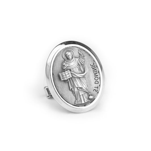 Saint Dominic Cufflinks - Angelios Jewelry