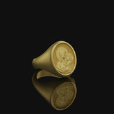 Mother Mary, Sacred Child, Madonna and Child, Christian Ring, Biblical Jewelry, Holy Family, Faith Accessory, Religious Medallion