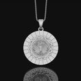 Load image into Gallery viewer, Tree Of Life Pendant, Yggdrasil Necklace, Christmas Gift, Norse, Protection Amulet, Pagan, Celtic Knot, Viking Jewelry, Runic Alphabet Polished Finish
