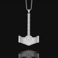 Bild in Galerie-Betrachter laden, Mjölnir Necklace, Thor's Hammer, Norse God Symbol, Viking Amulet, Nordic Jewelry, Christmas Gift, Asgard Accessory, Aesir Artifact
