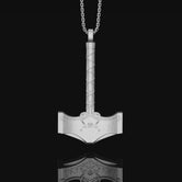 Mjölnir Necklace, Thor's Hammer, Norse God Symbol, Viking Amulet, Nordic Jewelry, Christmas Gift, Asgard Accessory, Aesir Artifact
