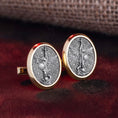 Load image into Gallery viewer, Archangel Michael Cufflinks
