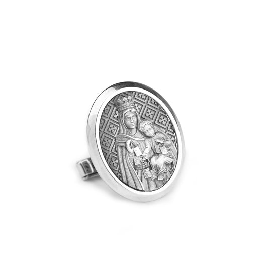 Mary and Jesus Cufflinks - Angelios Jewelry
