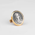 Load image into Gallery viewer, Miraculous Medal Cuff Links, Blessed Virgin Mary, Mother Of God, Memorial Gift, Engraved Cufflinks, Catholic Cufflinks, Religious Gift
