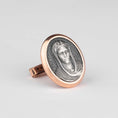 Load image into Gallery viewer, Miraculous Medal Cuff Links, Blessed Virgin Mary, Mother Of God, Memorial Gift, Engraved Cufflinks, Catholic Cufflinks, Religious Gift
