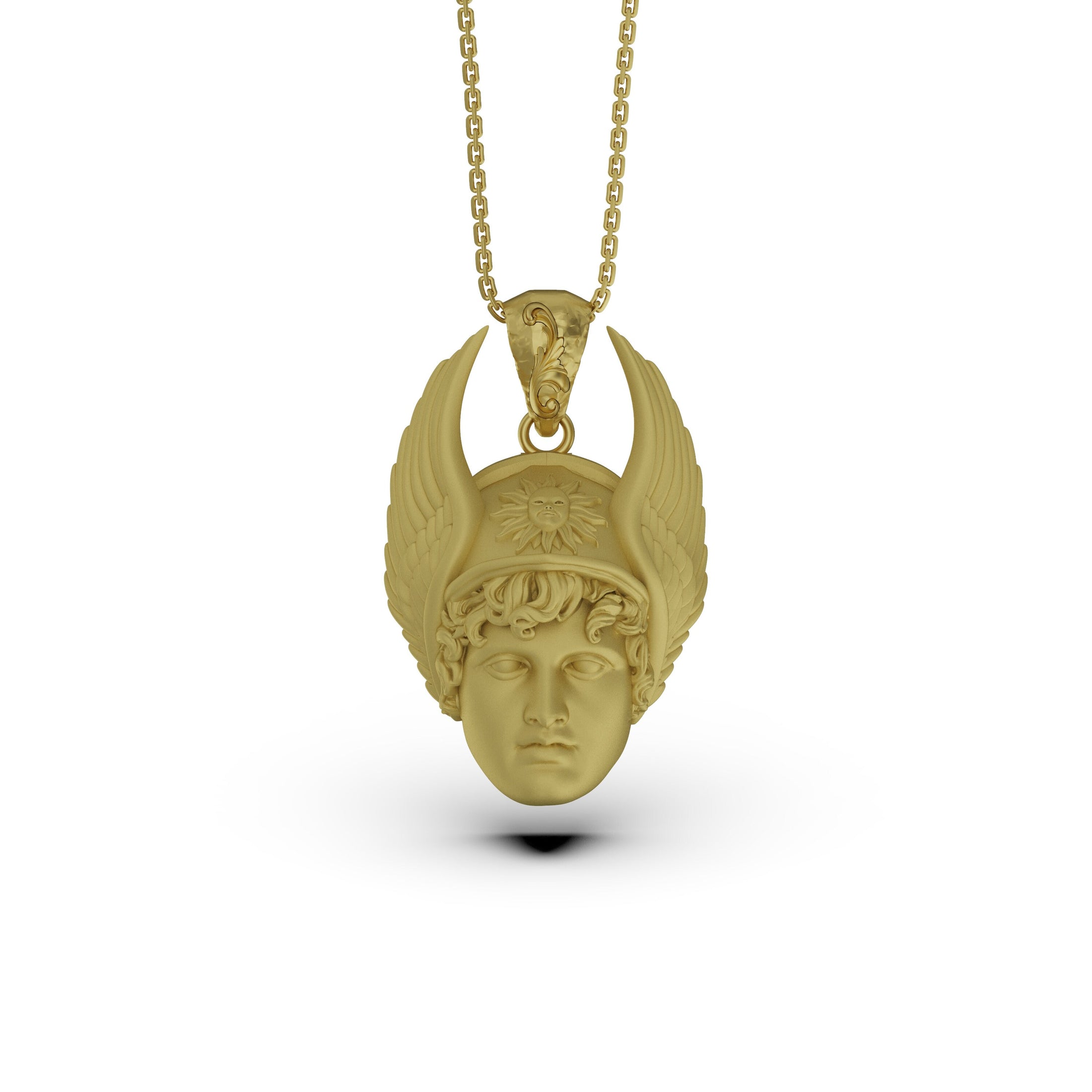 Gold Hermes Pendant
