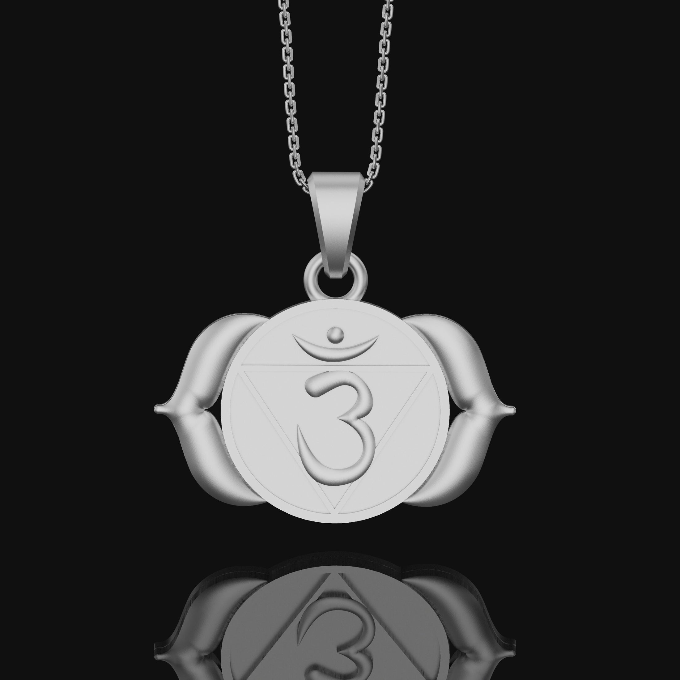 Third Eye Chakra Necklace, Chakras, Meditation, Reiki, Spiritual Gift, Metaphysical, Gift For Her, Handmade Jewelry Polished Finish