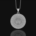 Load image into Gallery viewer, Tree Of Life Pendant, Yggdrasil Necklace, Christmas Gift, Norse, Protection Amulet, Pagan, Celtic Knot, Viking Jewelry, Runic Alphabet Polished Matte
