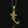 Load image into Gallery viewer, Japanese Koi Fish, Japanese Fish, Koi Fish Necklace, Christmas Gift For Her, Fish, Japanese Koi Fish Pendant, Women's Necklace Gold Matte
