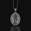 Bild in Galerie-Betrachter laden, Mary Untier of Knots, Our Lady, Virgin Mary Medal, Virgin Mary, Catholic Gift, Catholic Medals, Confirmation Gift, Christian Jewelry Oxidized Finish
