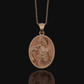 Bild in Galerie-Betrachter laden, St Sebastian Christian Jewelry, Catholic Jewelry, Patron Saint, Men Catholic Gift, San Sebastiano, Patron Saint Medal, Christian Necklace
