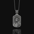 Bild in Galerie-Betrachter laden, Jesus Pendant, Christian Gift, INRI Medal, Good Shepherd, Jesus Necklace, Lord Is My Shepherd, Faith Love Religious
