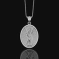 Load image into Gallery viewer, St Andrew Medal, Patron Saint Medal, Andrew The Apostle, Religious Medals Jewelry, Catholic Necklace, Confirmation Gift Polished Finish
