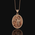 Bild in Galerie-Betrachter laden, St Sebastian Christian Jewelry, Catholic Jewelry, Patron Saint, Men Catholic Gift, San Sebastiano, Patron Saint Medal, Christian Necklace
