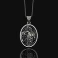 Load image into Gallery viewer, St Sebastian Christian Jewelry, Catholic Jewelry, Patron Saint, Men Catholic Gift, San Sebastiano, Patron Saint Medal, Christian Necklace
