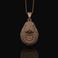 Load image into Gallery viewer, Morse Necklace, Walrus Charm, Arctic Jewelry, Marine Pendant, Sea Mammal, Oceanic, Nautical Gift, Animal Jewelry, Walrus Jewelry Rose Gold Matte
