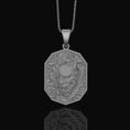 Load image into Gallery viewer, Hannya Necklace, Necklace For Men, Hannya Pendant, Demon, Hannya, Samurai Mask Pendant, Oni Necklace, Japanese Mythology
