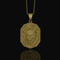Load image into Gallery viewer, Hannya Necklace, Necklace For Men, Hannya Pendant, Demon, Hannya, Samurai Mask Pendant, Oni Necklace, Japanese Mythology
