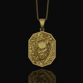 Hannya Necklace, Necklace For Men, Hannya Pendant, Demon, Hannya, Samurai Mask Pendant, Oni Necklace, Japanese Mythology