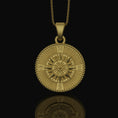 Bild in Galerie-Betrachter laden, Silver Steampunk Compass Necklace - Vintage Explorer Pendant, Nautical Navigator Jewelry, Retro Mechanical Adventure Charm
