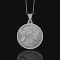 Load image into Gallery viewer, Twin Wolf Pendant Necklace - Silver Men's Wolfpack Jewelry, Alpha Wolves Spirit, Wild Canine Duo Charm, Perfect Gift for Him
