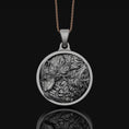 Load image into Gallery viewer, Twin Wolf Pendant Necklace - Silver Men's Wolfpack Jewelry, Alpha Wolves Spirit, Wild Canine Duo Charm, Perfect Gift for Him
