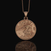 Ancient Greek Athena Pendant - Mythology Goddess Charm, Wisdom and Warrior Symbol, Hellenic Olympian Jewelry for Classical Elegance