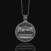 Last Supper Medallion - Sacred Biblical Pendant, Religious Christian Medal, Holy Supper Charm, Spiritual Faithful Jewelry