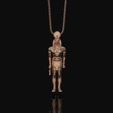 Silver Celtic Knot Medallion - Intricate Gaelic Knot Pendant, Traditional Irish Celtic Jewelry, Mystic Eternal Knot Charm