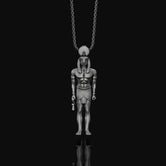 Silver Celtic Knot Medallion - Intricate Gaelic Knot Pendant, Traditional Irish Celtic Jewelry, Mystic Eternal Knot Charm