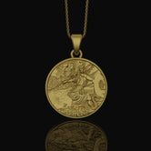 Ancient Greek Athena Pendant - Mythology Goddess Charm, Wisdom and Warrior Symbol, Hellenic Olympian Jewelry for Classical Elegance