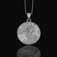 Bild in Galerie-Betrachter laden, Ancient Greek Athena Pendant - Mythology Goddess Charm, Wisdom and Warrior Symbol, Hellenic Olympian Jewelry for Classical Elegance
