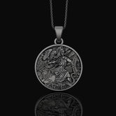 Ancient Greek Athena Pendant - Mythology Goddess Charm, Wisdom and Warrior Symbol, Hellenic Olympian Jewelry for Classical Elegance